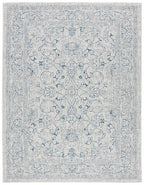 Safavieh Courtyard Collection Area Rug - 9' X 12', Grey & Navy, Non-Shedding & Easy Care, Indoor/Outdoor & Washable-Ideal For Patio, Backyard, Mudroom (Cy8680-36812)