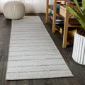 JONATHAN Y MOH201A-28 Williamsburg Minimalist Stripe Indoor Farmhouse Area-Rug Bohemian Minimalistic Easy-Cleaning Bedroom Kitch