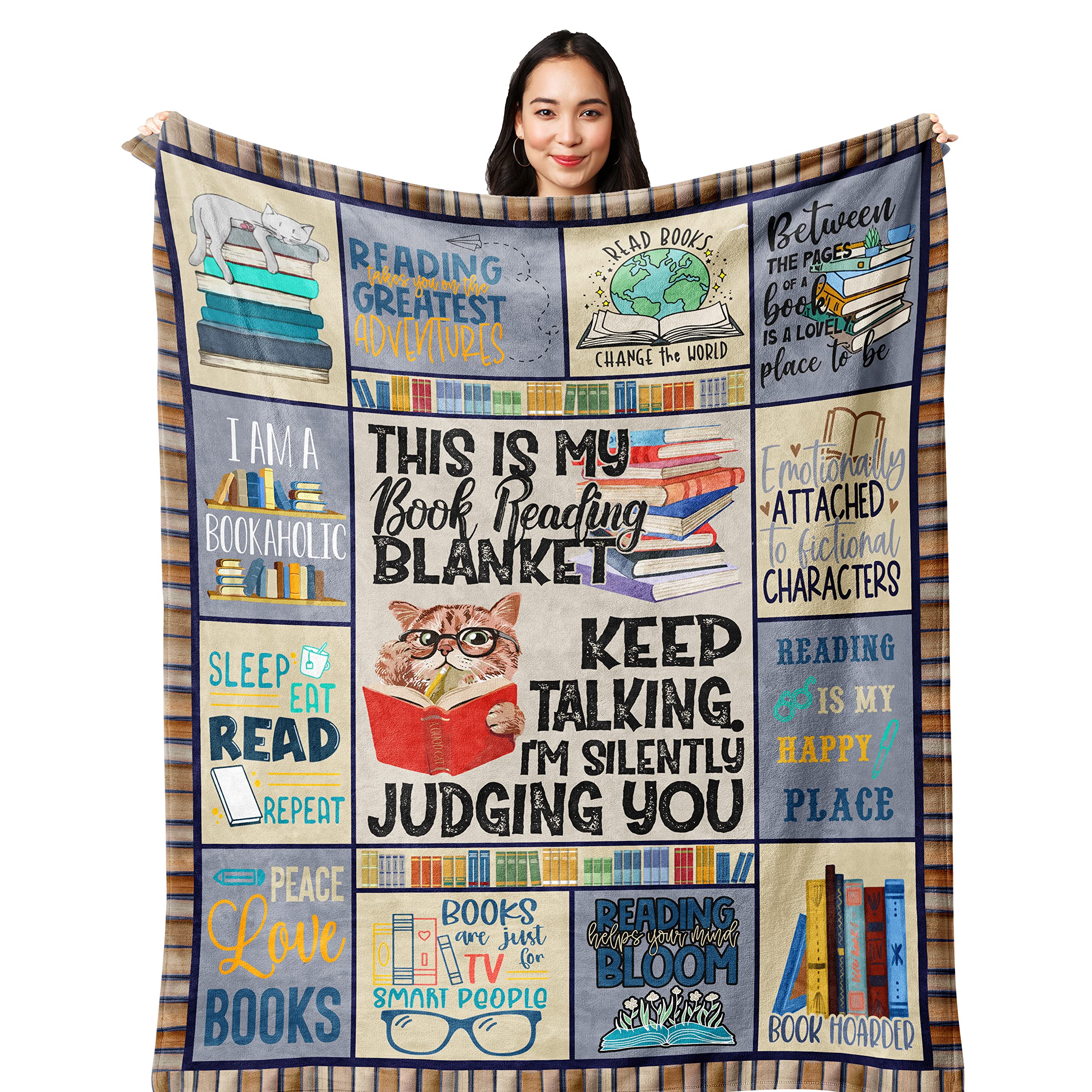 Poqush Book Lovers Gifts,Gifts For Book Lovers Women/Reader,Librarian Gifts,Book Reader Gifts,Book Club/Bookworm/Reading Gifts F