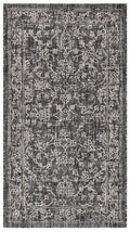 Safavieh Courtyard Collection 2' X 3'7' Black/Ivory Cy8680 Indoor/ Outdoor Waterproof Easy Cleaning Patio Backyard Mudroom Acce