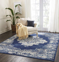 Nourison Home Grafix GRF14, 710 x 910, Navy Blue