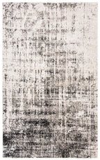 Safavieh Adirondack Collection Area Rug - 5'1'' X 7'6'', Silver & Black, Modern Abstract Design, Non-Shedding & Easy Care, Ideal