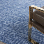 Nourison Essentials Indoor/Outdoor Navy Blue 7' X Square Area-Rug,Easy-Cleaning, Non Shedding, Bed Room, Living Room, Dining Room, Backyard, Deck, Patio (7 Square)