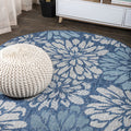 Jonathan Y Smb110C-3R Zinnia Modern Floral Textured Weave Indoor/Outdoor Area Rug, Bohemian, Coastal, Transitional For Bedroom,