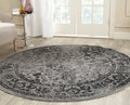 SAFAVIEH Adirondack Collection 12 Round Grey/Black ADR109B Oriental Distressed Non-Shedding Dining Room Entryway Foyer Living R
