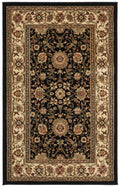 SAFAVIEH Lyndhurst Collection Accent Rug - 23 x 4, Black & Ivory, Traditional Oriental Design, Non-Shedding & Easy Care, Ideal
