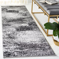 SAFAVIEH Adirondack Collection Runner Rug - 21 x 8, Silver & Multi, Modern Abstract Design, Non-Shedding & Easy Care, Ideal fo