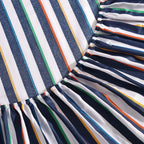 Eddie Bauer Kids - Full Sheets, Stain Resistant Kids Bedding, Ideal For Toddler Bedding Set (Stripes Game Blue, Full)