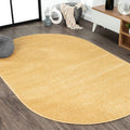 JONATHAN Y SEU100B-6OV Haze Solid Low-Pile Indoor Area Rug, Coastal, Bohemian, Minimalist, Classic, Casual for Bedroom,Kitchen,L