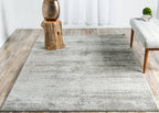Unique Loom Del Mar Collection Area Rug - Lucille (5' 3'' X 8' Rectangle, Gray/ Ivory)