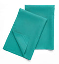 Solino Home Linen Kitchen Towels Set of 2 - Teal 17 x 26 Inch - 100% Pure Linen Kitchen/Tea Towels - Machine Washable and Handcr