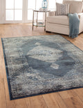 Abacasa Sonoma Navy Blue/Silver Area Rug