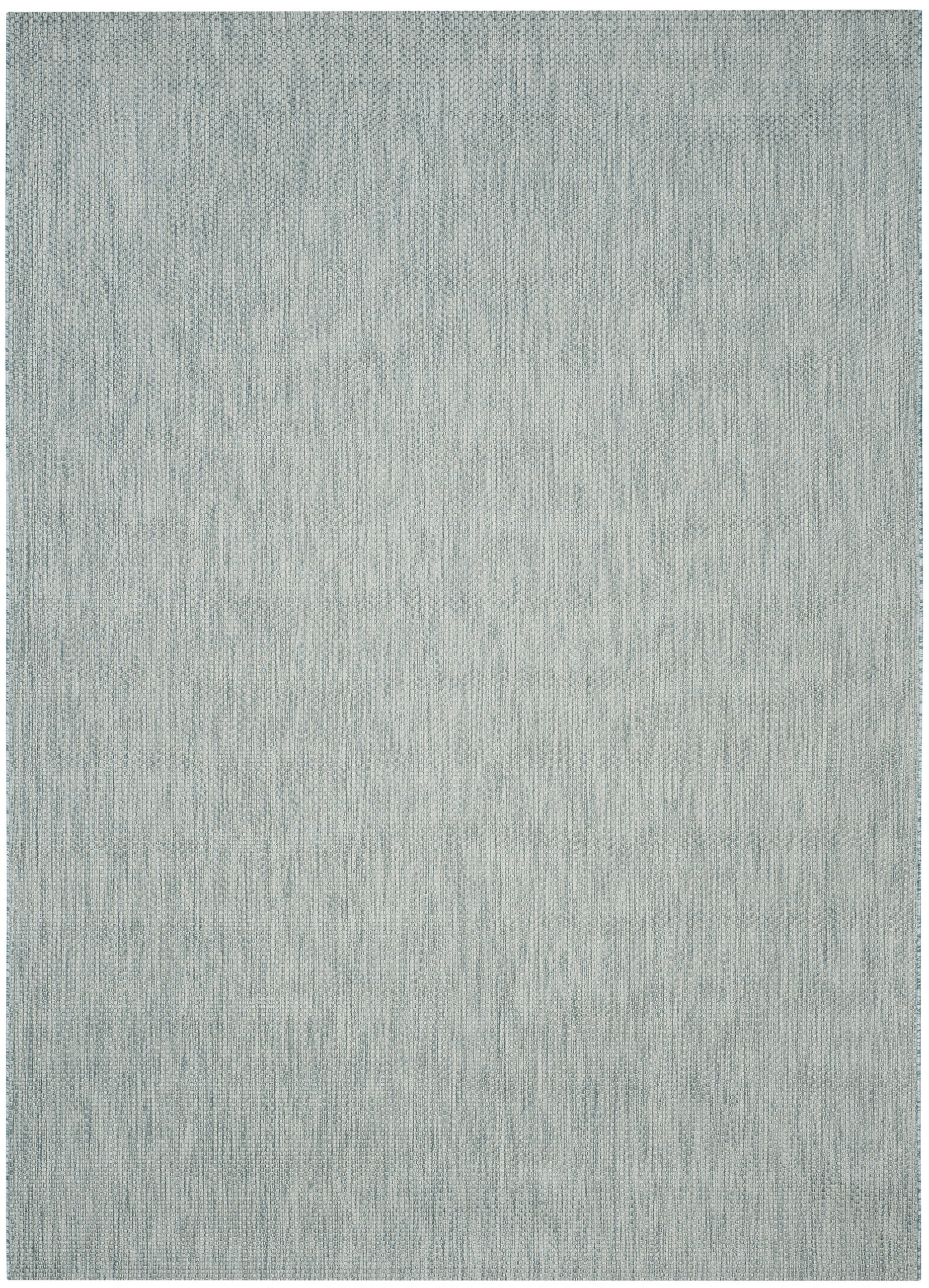 Safavieh Courtyard Collection 10' X 14' Aqua/Grey Cy8521 Indoor/Outdoor Waterproof Washable Mudroom Backyard Patio Area Rug