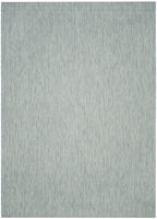 Safavieh Courtyard Collection 10' X 14' Aqua/Grey Cy8521 Indoor/Outdoor Waterproof Washable Mudroom Backyard Patio Area Rug