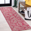 Jonathan Y Smb119F-28 Nevis Palm Frond Indoor Outdoor Area Rug, Coastal Casual Country & Floral Easy Cleaning,Bedroom,Kitchen,Ba