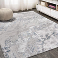 JONATHAN Y SOR203B-5 Swirl Marbled Abstract Indoor Area Rug Contemporary Casual Transitional Easy-Cleaning Bedroom Kitchen Livin