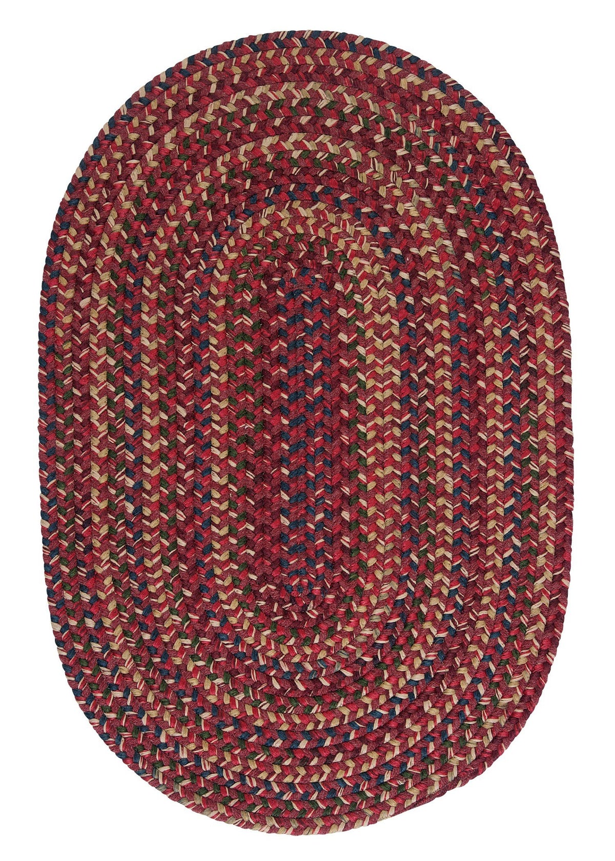 Confetti Oval Area Rug, 2 By 3-Feet, Natural