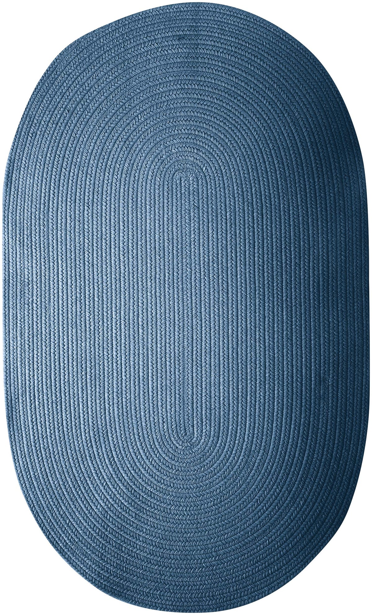 Colonial Mills Bristol Polypropylene Braided Rug, 12-Feet By 15-Feet, Federal Blue