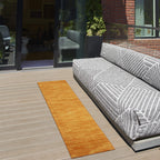 Nourison Essentials Solid Indoor/Outdoor Sunburst 2'2' X 14 Area Rug, Easy Cleaning, Non Shedding, Bed Room, Living Room, Dining Room, Deck, Patio, Backyard (2X14)