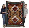 Pure Country Weavers Brazos Blanket - Southwest Native American Inspired - Gift Tapestry Throw Woven From Cotton - Made In The U