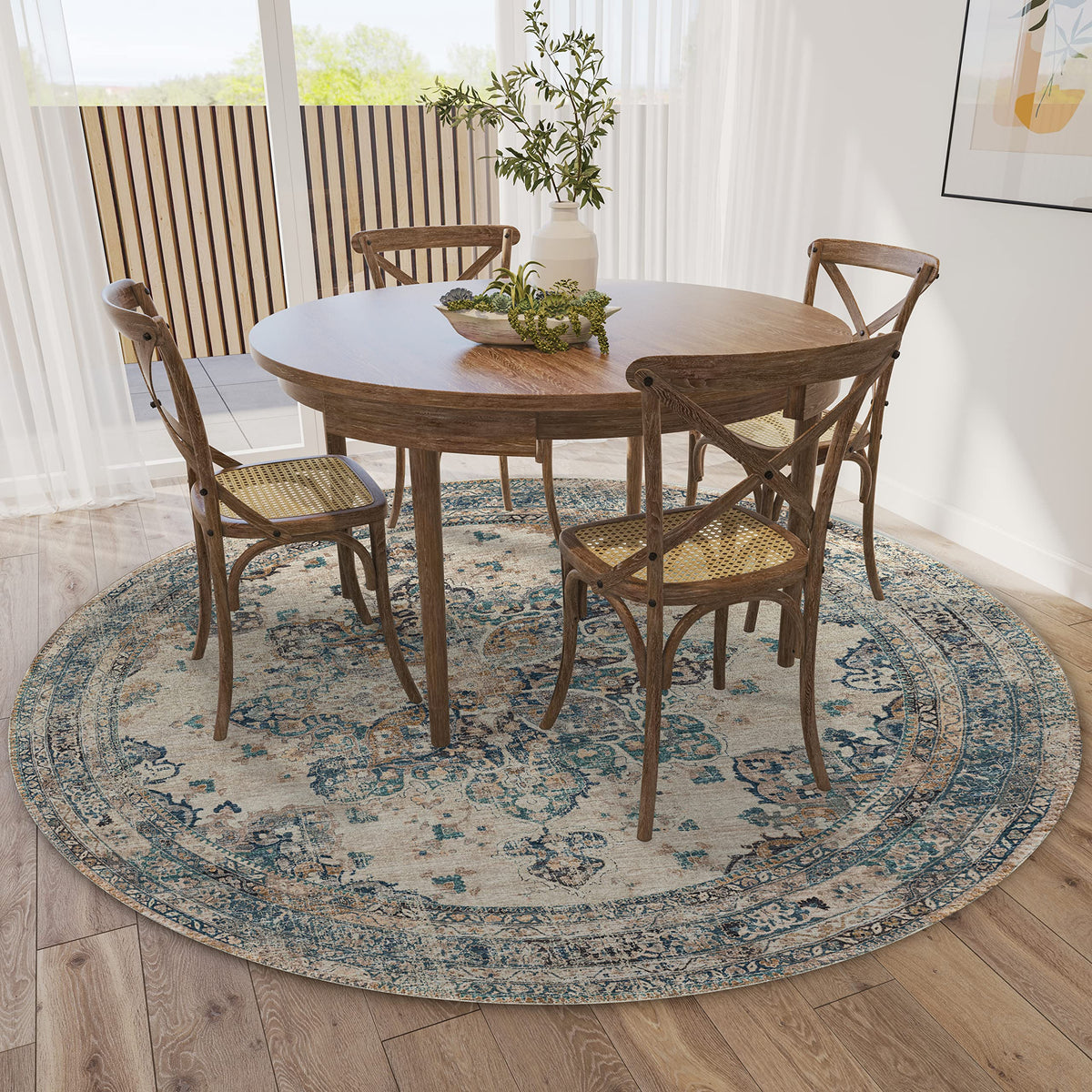 Dalyn Rugs Jericho Jc6 Linen 10' X 10' Rectangle Soft Round Rug, Easy Clean, Non Shedding, Bedroom, Entry, Living Room, Dining Room, Kitchen Rug
