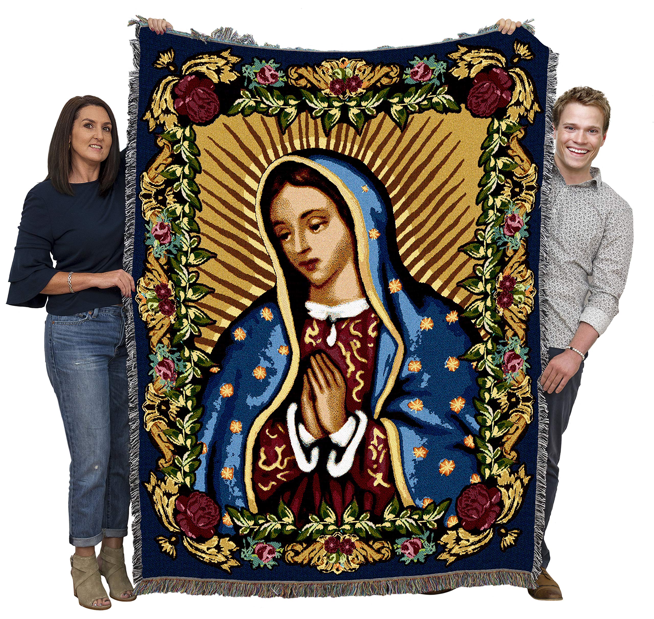 Pure Country Weavers Our Lady Of Guadalupe - Nuestra Seora De Guadalupe - Catholic Mexicans Mexico - Religious Gift Tapestry Thr