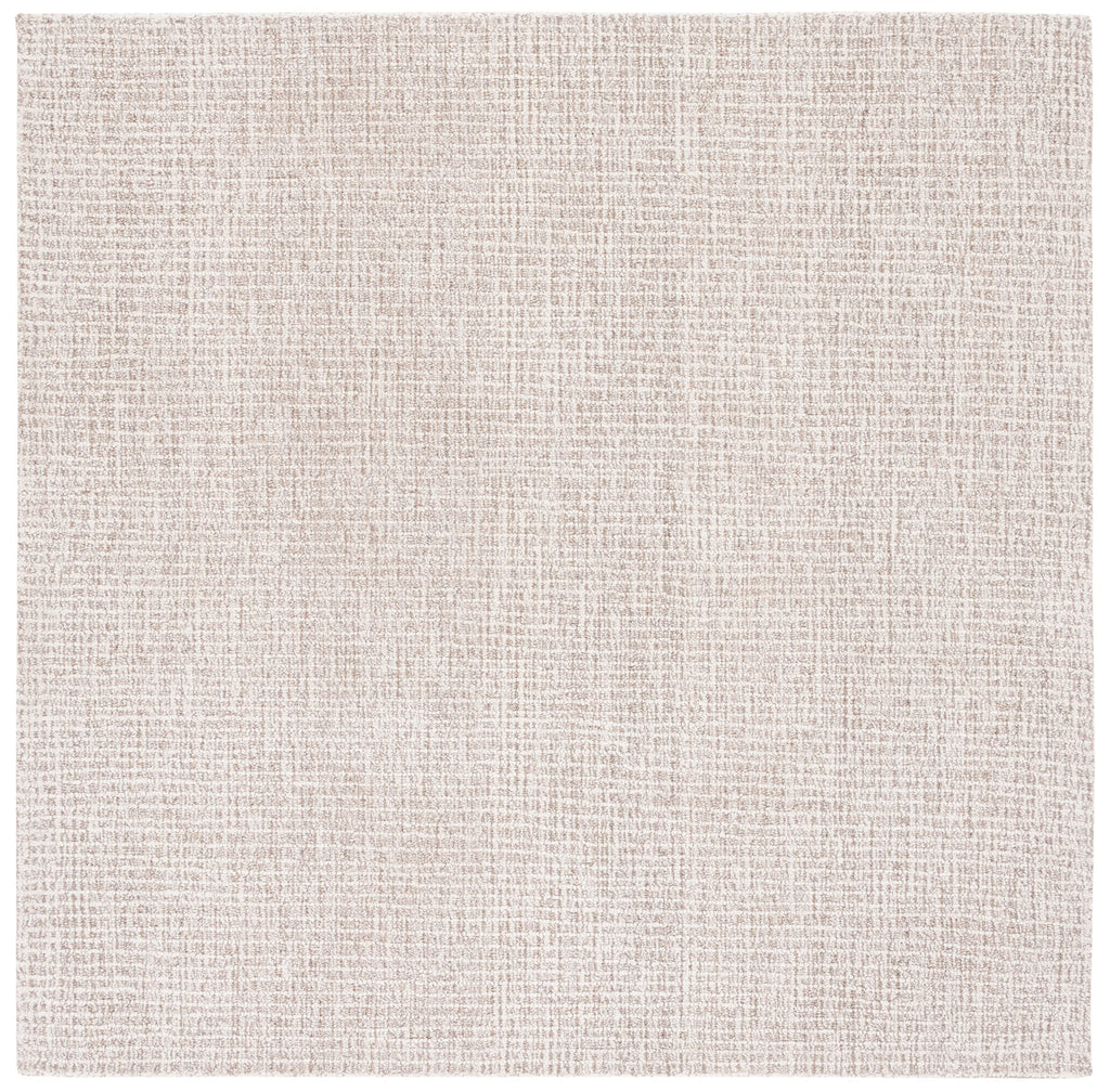 Safavieh Abstract Collection 6' Square Ivory/Grey Abt468G Handmade Premium Wool Living Room Dining Bedroom Area Rug