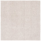 Safavieh Abstract Collection 6' Square Ivory/Grey Abt468G Handmade Premium Wool Living Room Dining Bedroom Area Rug