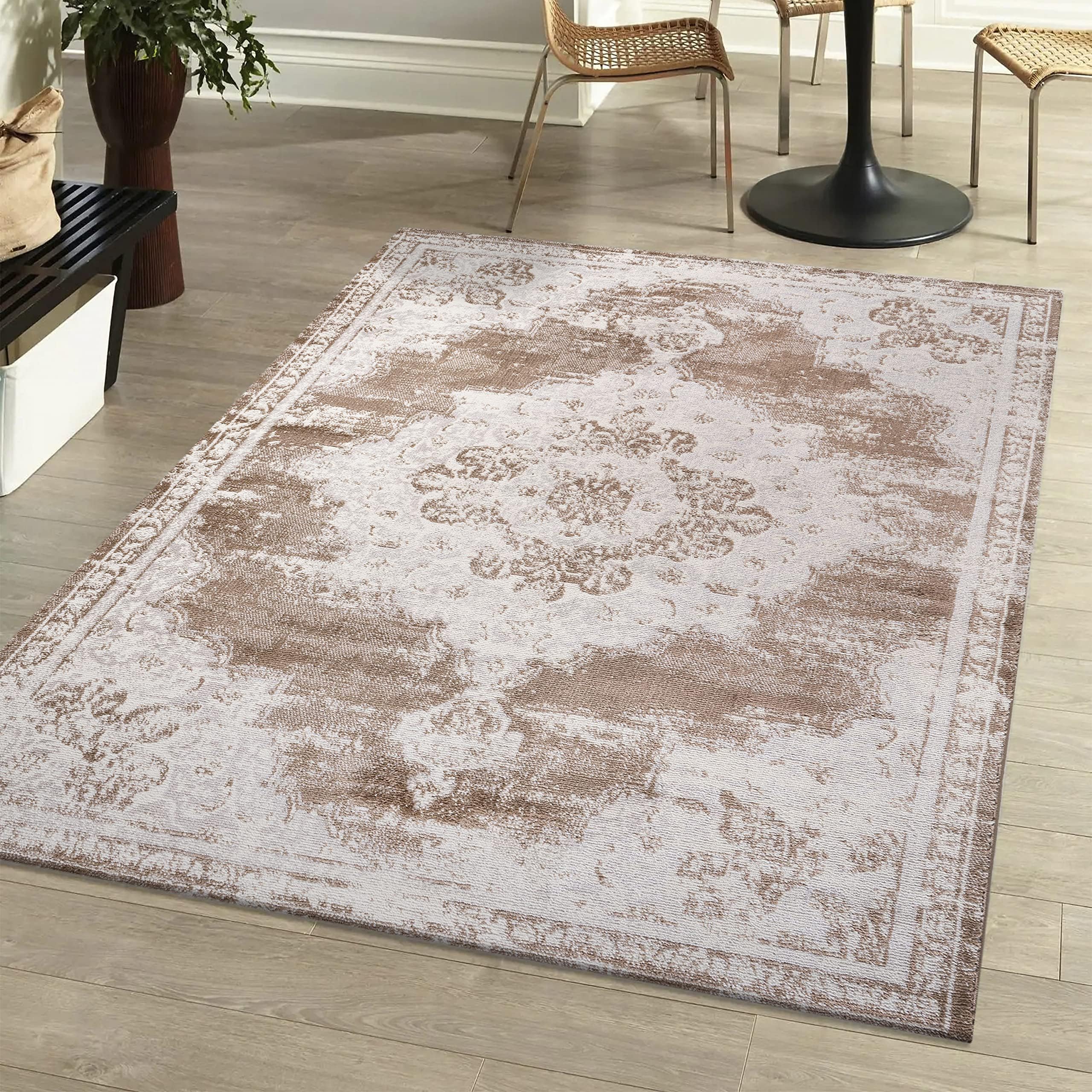 JONATHAN Y MDP400D-8 Alhambra Ornate Medallion Modern Indoor Area-Rug Vintage Bohemian Easy-Cleaning Bedroom Kitchen Living Room