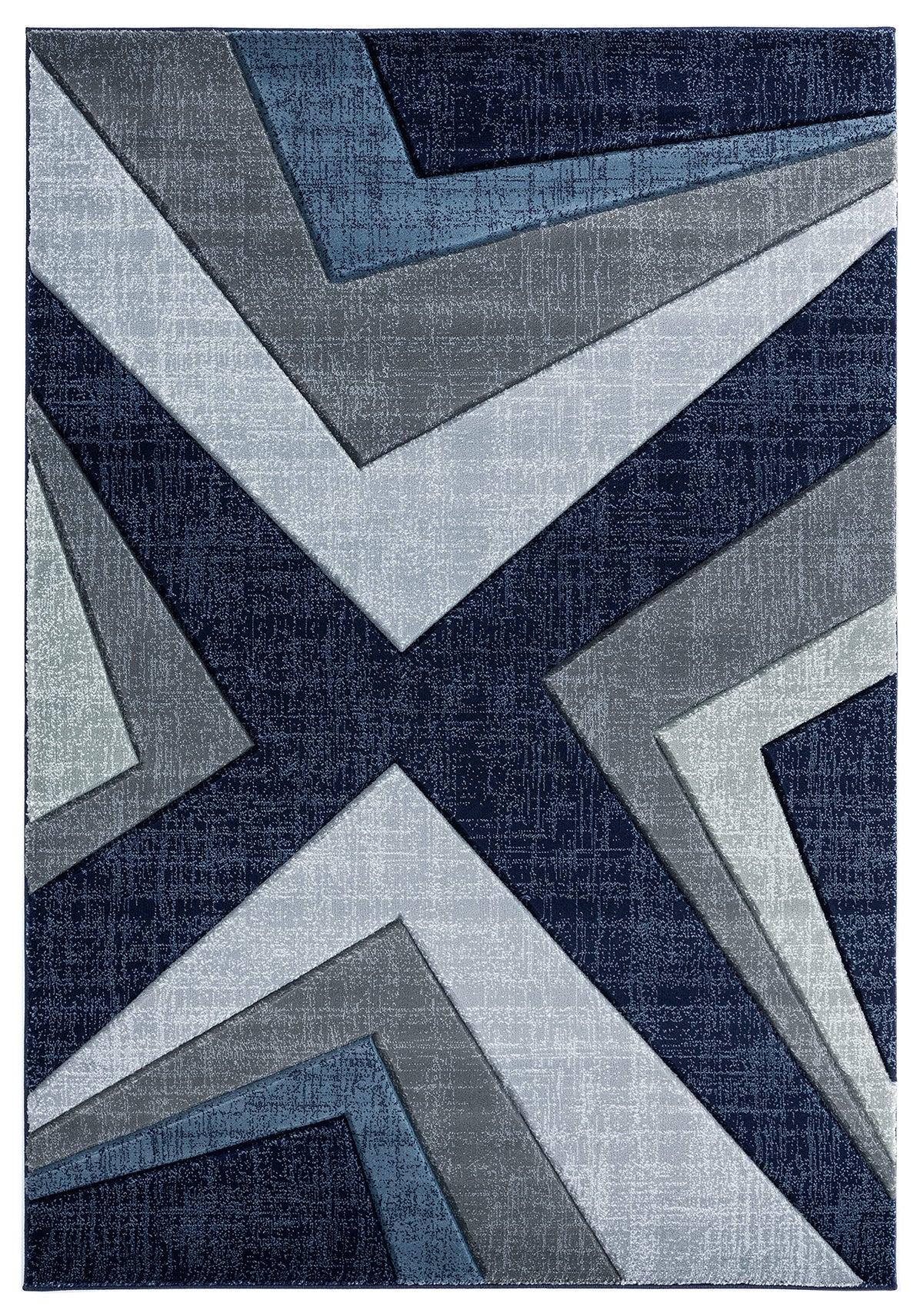 United Weavers Of America Bristol Zine Navy Accent Rug, 110 Inch  X 28 Inch
