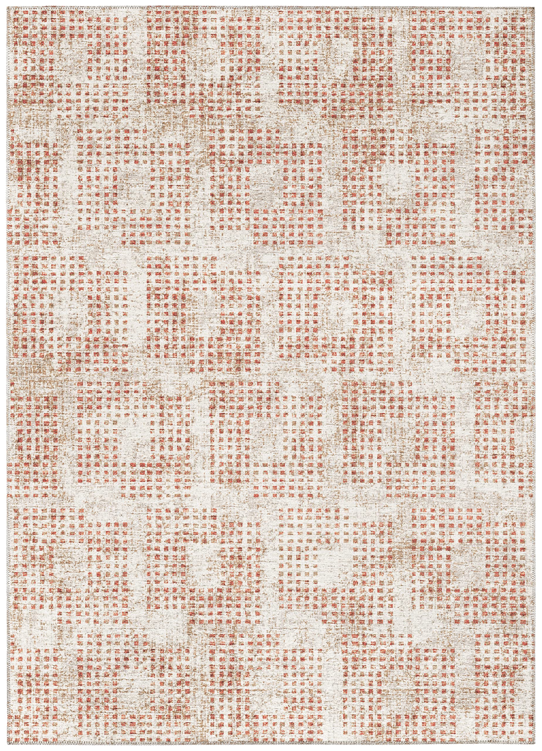 Addison Rugs Eleanor Aer31 Spice 10' X 14' Indoor Outdoor Area Rug, Easy Clean, Machine Washable, Non Shedding, Bedroom, Living Room, Dining Room, Kitchen, Patio Rug