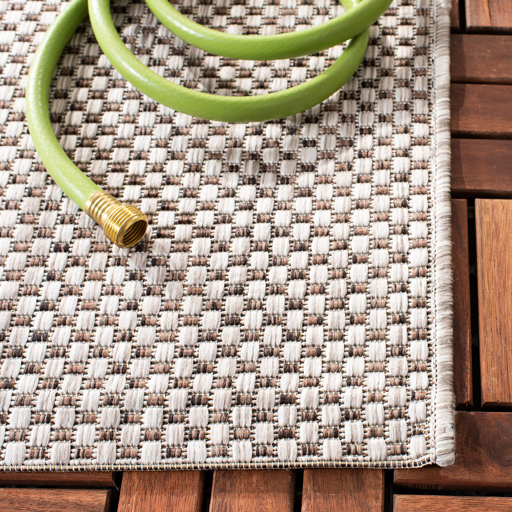Safavieh Courtyard Collection Area Rug - 10' X 14', Natural & Cream, Non-Shedding & Easy Care, Indoor/Outdoor & Washable-Ideal For Patio, Backyard, Mudroom (Cy8521-36312)