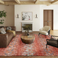 Addison Rugs Rylee Ary35 Red Washable 3' X 5' Indoor Outdoor Area Rug, Easy Clean, Machine Washable, Non Shedding, Bedroom, Entry, Living Room, Dining Room, Kitchen, Patio Rug