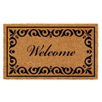 Calloway Mills 102242436 Breaux Welcome Doormat, 24' X 36', Natural/Black