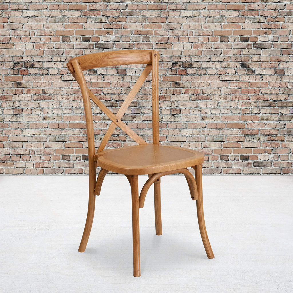 Flash Furniture Hercules Series Oak Cross Back Chair