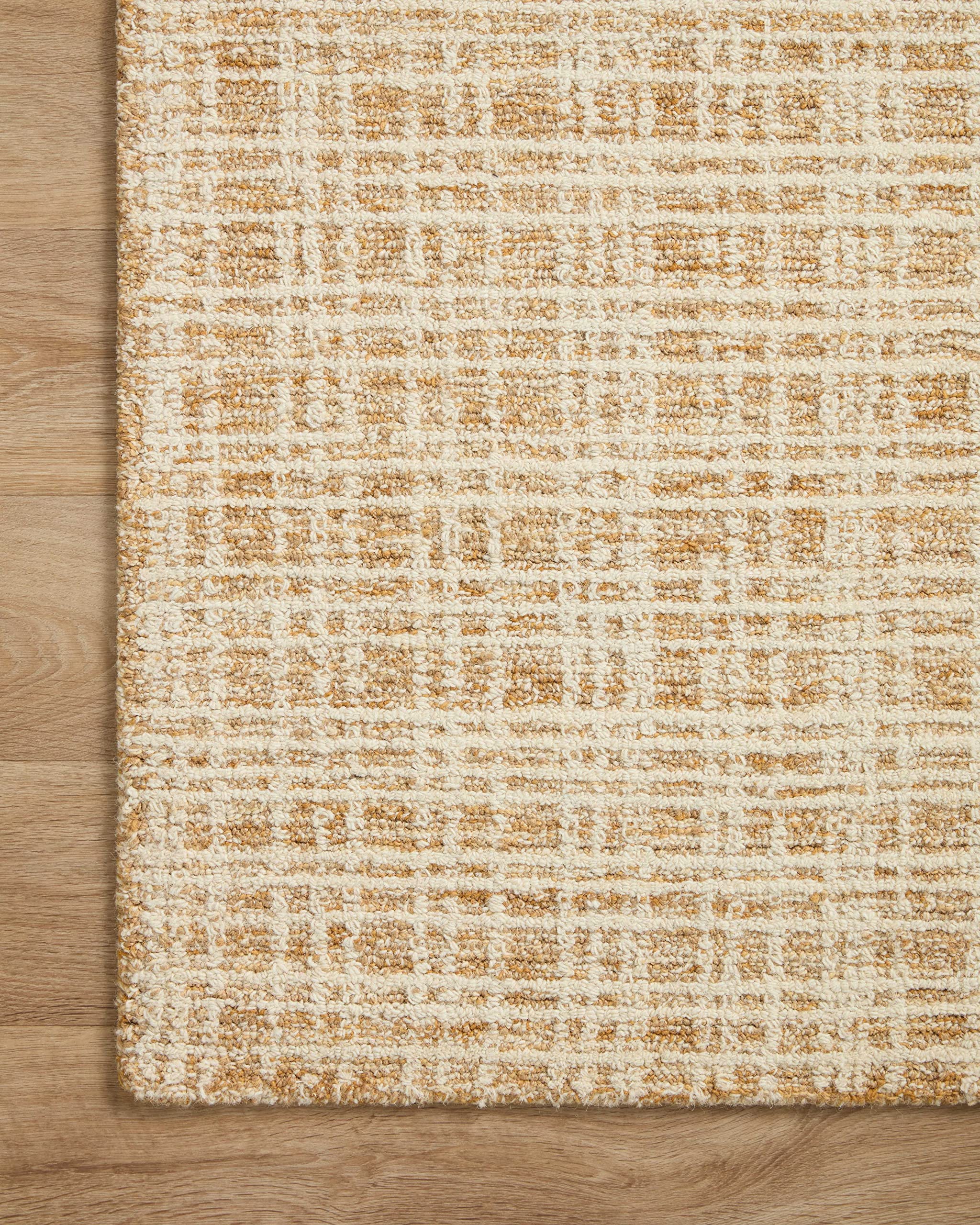 Loloi Chris Loves Julia X Polly Straw/Ivory 3'-6'' X 5'-6'' Accent Rug