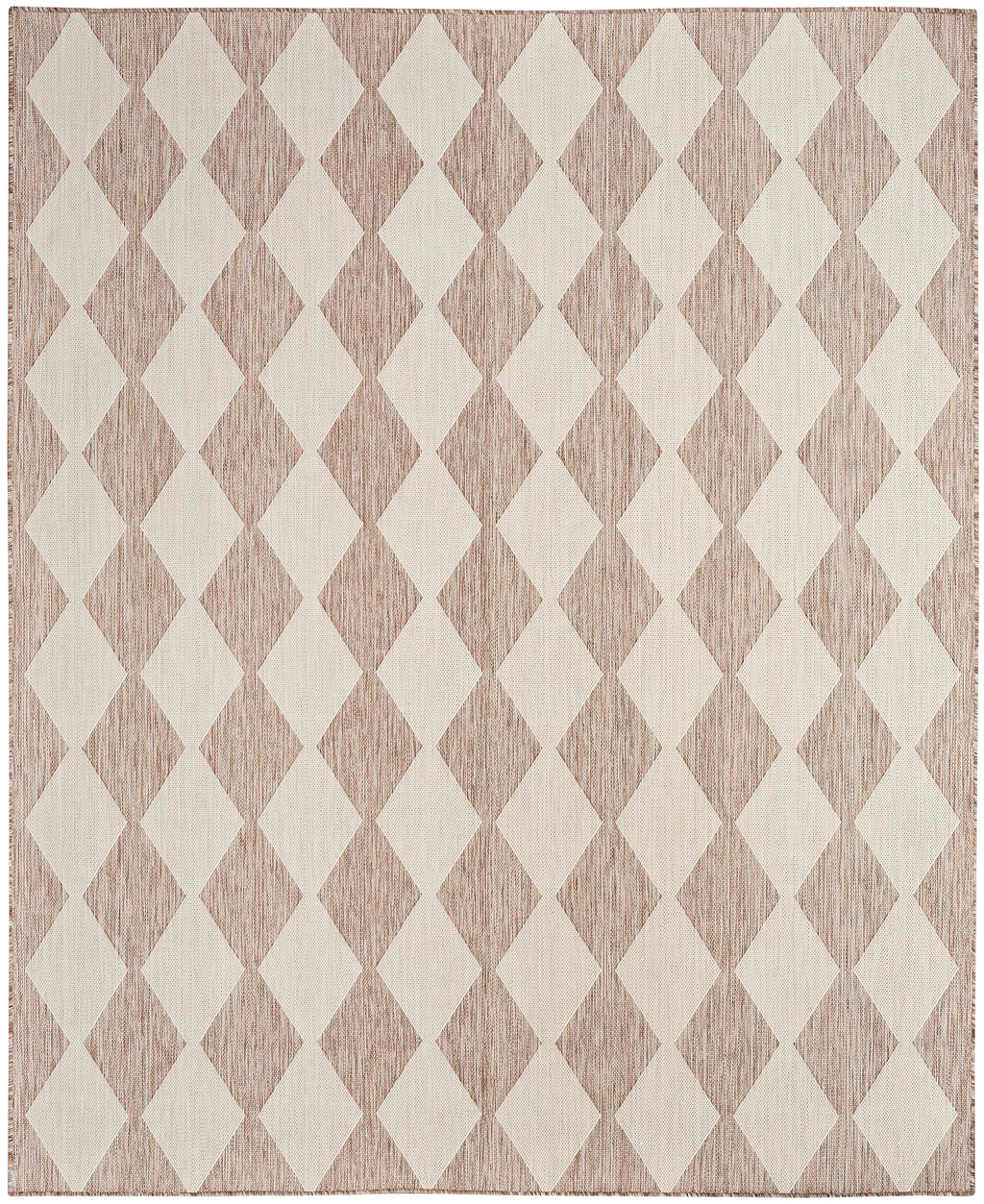 Nourison Positano Indoor/Outdoor Beige 6' X 9' Area Rug, Easy Cleaning, Non Shedding, Bed Room, Living Room, Dining Room, Backyard, Deck, Patio (6X9)