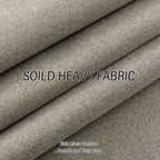Chrisdowa Warm Taupe Linen Curtains 84 Inches Long For Living Room 100% Blackout Neutral Curtain Drapes Thermal Grommet Curtain