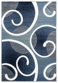 United Weavers Of America Bristol Riley Navy Accent Rug, 110 Inch  X 28 Inch