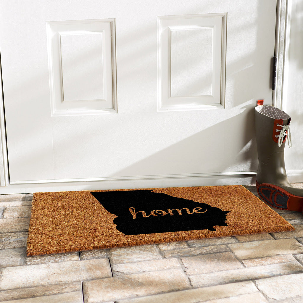 Calloway Mills 102431830 Georgia Doormat, 18' X 30', Natural/Black