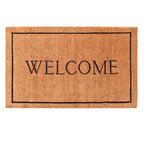 Calloway Mills Az104812436 Welcome Border, 100% Coir Doormat, 24' X 36' X 1.50', Natural/Black