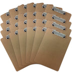 Trade Quest Letter Size Clipboard Low Profile Clip Hardboard (Pack Of 24)