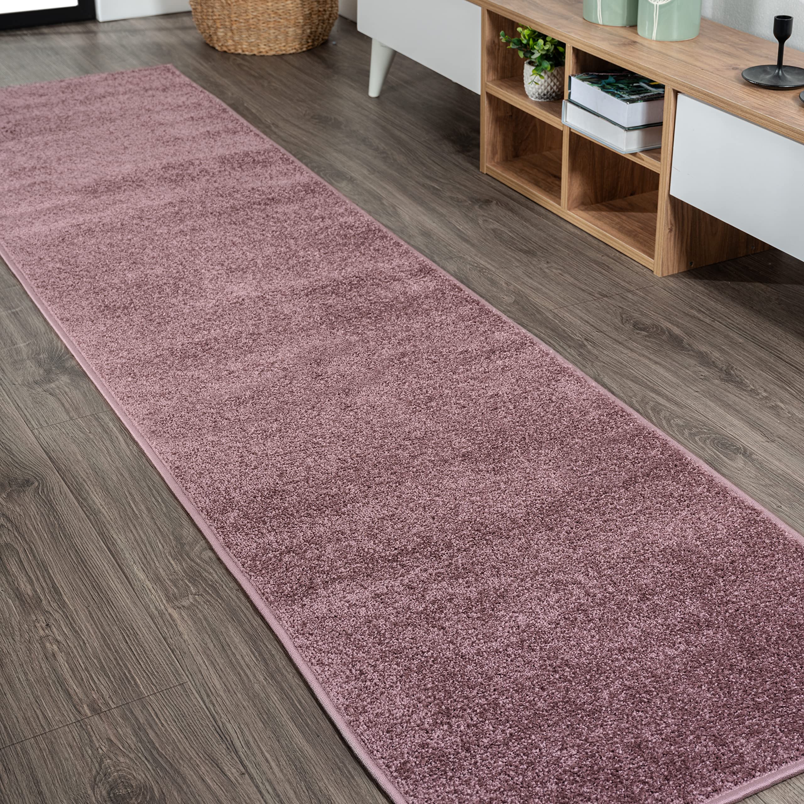 JONATHAN Y SEU100R-216 Haze Solid Low-Pile Indoor Runner Rug, Coastal, Bohemian, Minimalist, Classic, Casual for Bedroom,Kitchen