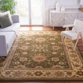 SAFAVIEH Lyndhurst Collection X-Large Area Rug - 11 x 15, Sage & Ivory, Traditional Oriental Design, Non-Shedding & Easy Care,