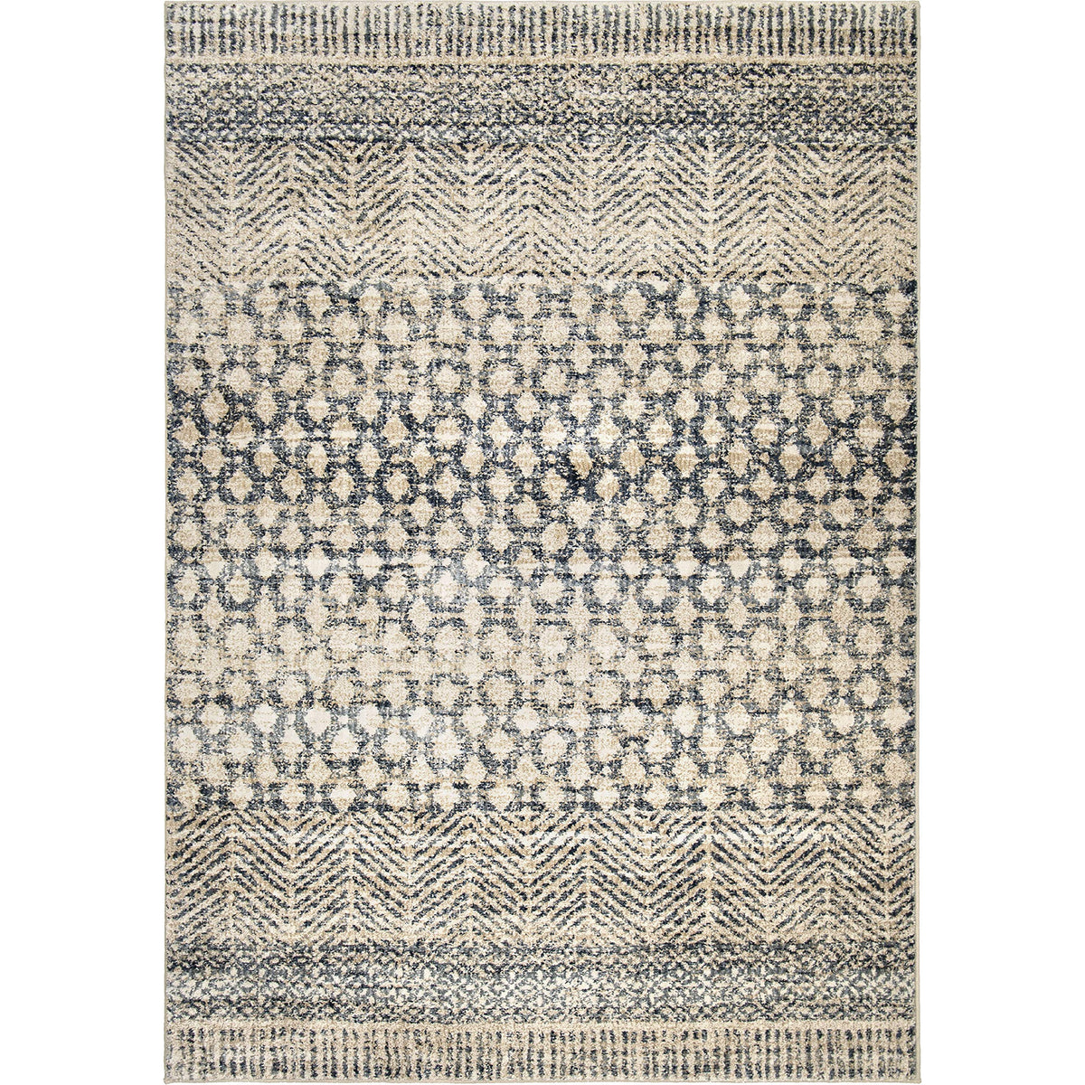 Adagio Arrowhead Indoor Area Rug - 7'8&quot; X 10'10&quot; Light Blue, Bohemian Global Design, Stain-Resistant, Easy To Clean, Durable Rug For Living Room, Or Bedroom Home Decor