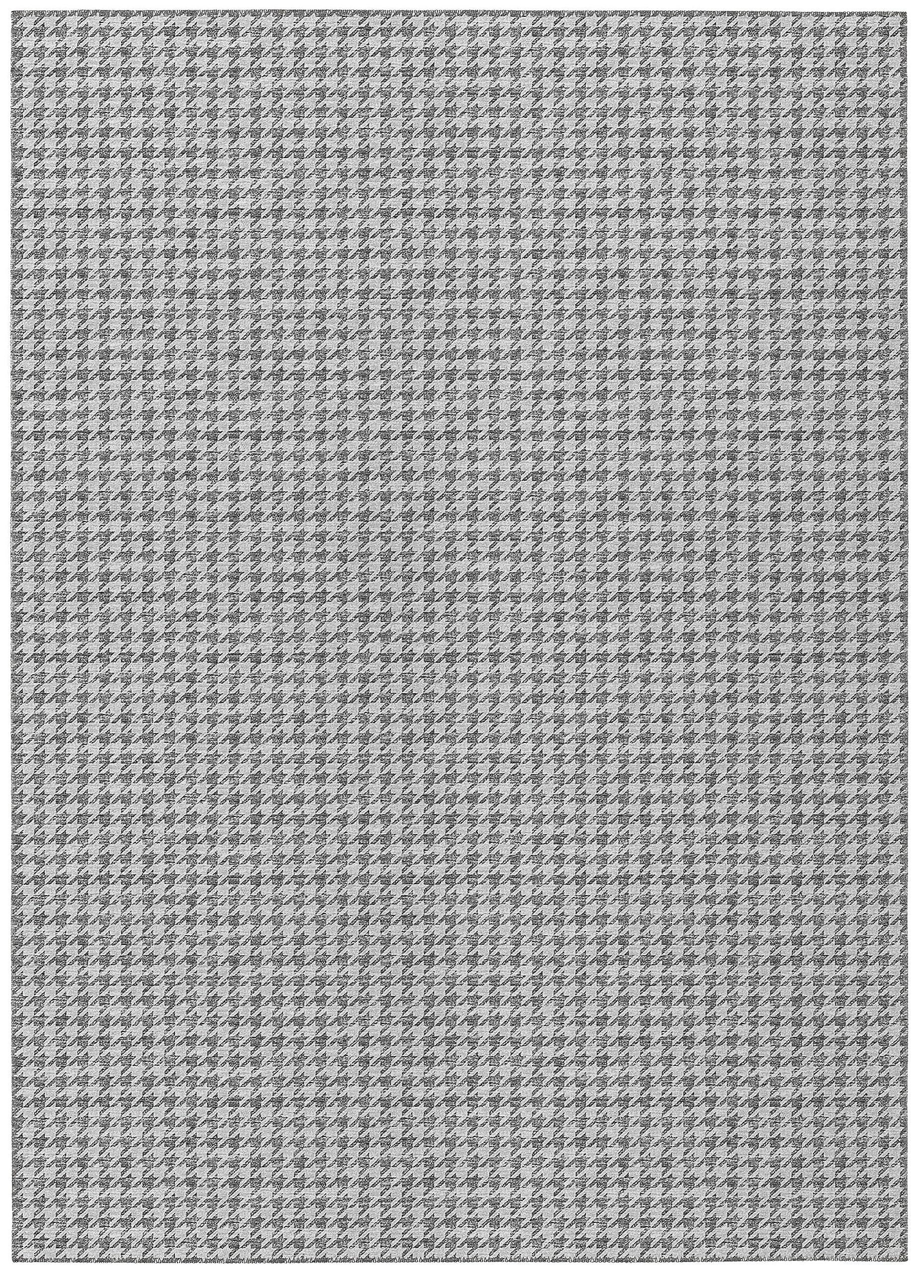 Dalyn Rugs Hinton Hn1 Grey 5' X 7'6" Indoor Outdoor Area Rug, Easy Clean, Machine Washable, Non Shedding, Bedroom, Living Room, Dining Room, Kitchen, Patio Rug
