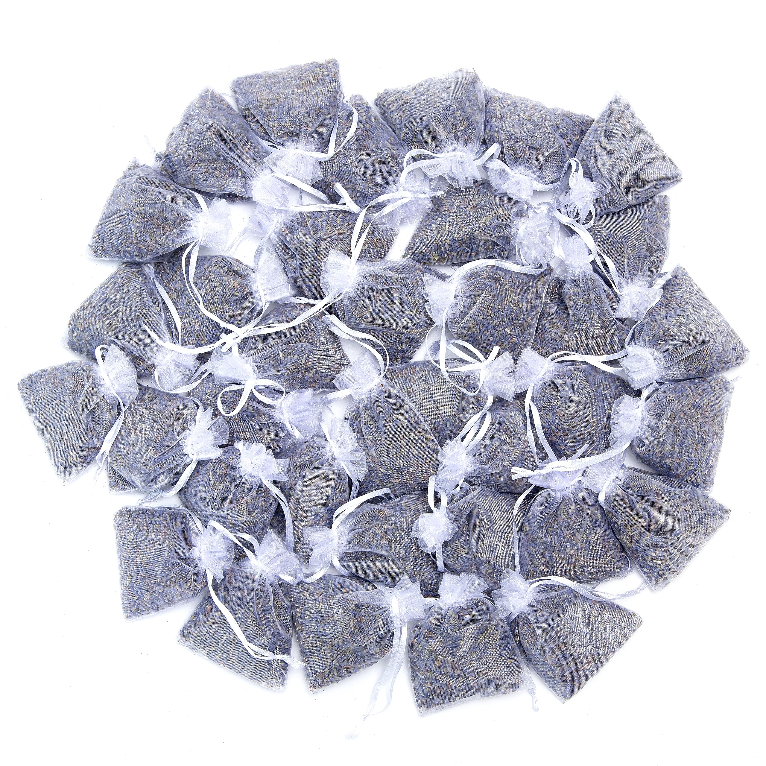 Lavande Sur Terre French Lavender Sachets for Drawers and Closets Fresh Scents, Set of 36, Home Fragrance Sachet for Closets and