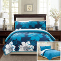 Chic Home Woodside Quilt, Queen, Blue