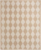 Nourison Positano Indoor/Outdoor Jute 5' X 7' Area Rug, Easy Cleaning, Non Shedding, Bed Room, Living Room, Dining Room, Backyard, Deck, Patio (5X7)