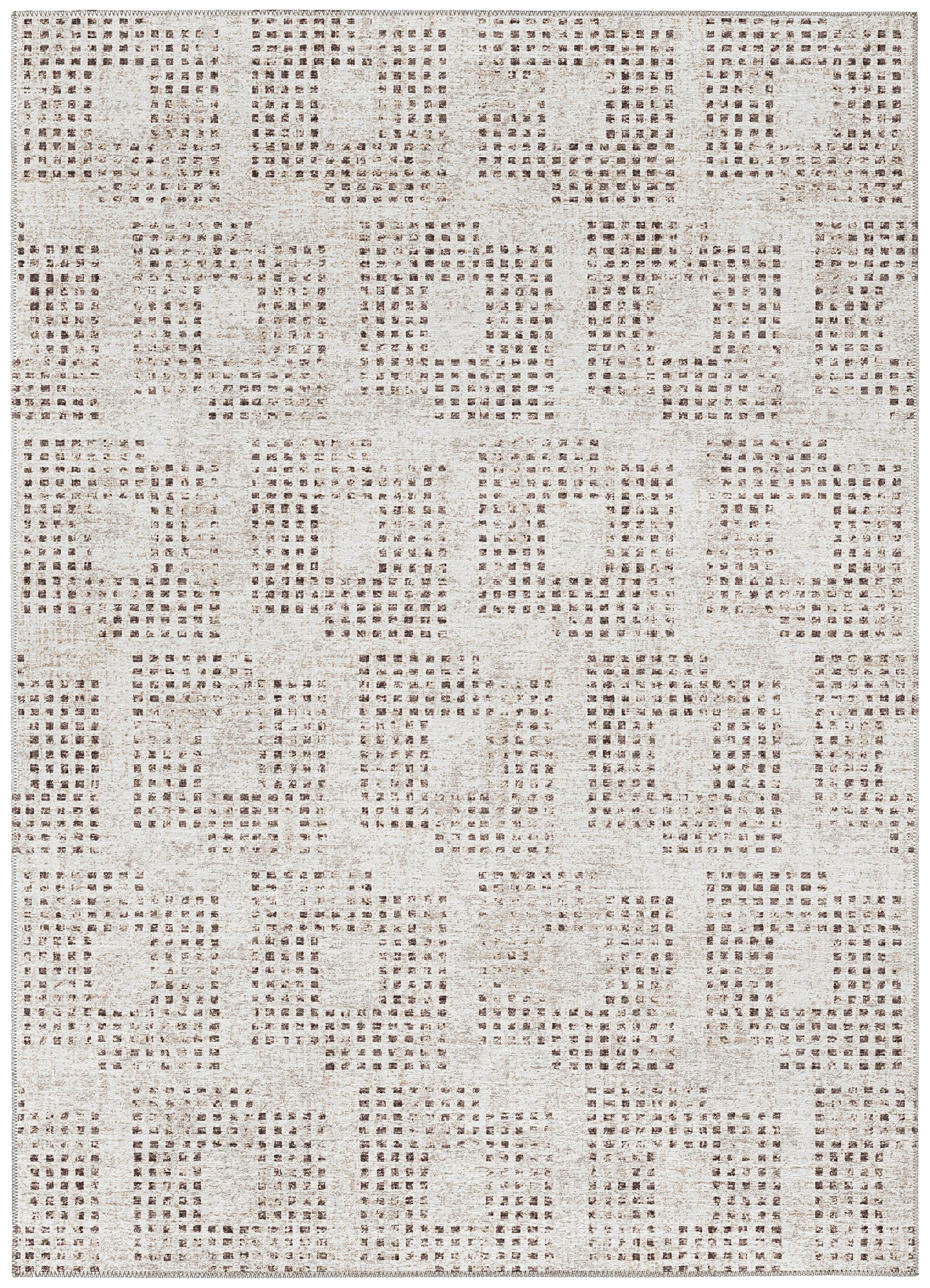 Addison Rugs Eleanor Aer31 Beige 9' X 12' Indoor Outdoor Area Rug, Easy Clean, Machine Washable, Non Shedding, Bedroom, Living Room, Dining Room, Kitchen, Patio Rug